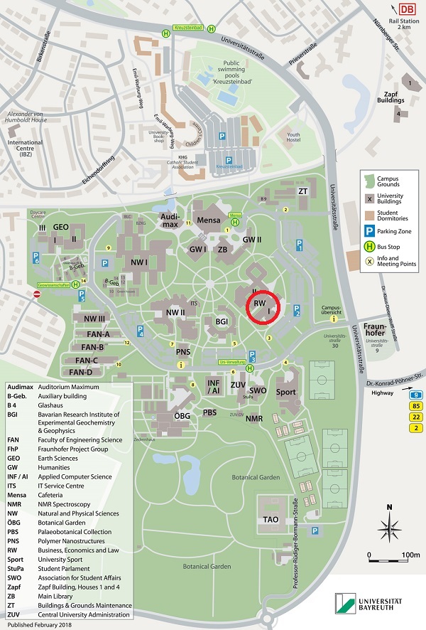 Campus Map UBT